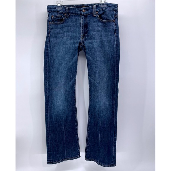 7 For All Mankind Denim - 7 For All Mankind Kimmie Bootcut Jeans Womens 31 Medium Wash Stretch Denim USA